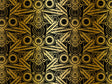 Like Clockwork Art Deco Vinyl Wrap Pattern~Rwraps Series 914 Digitally Printed Vinyl Wrap~0