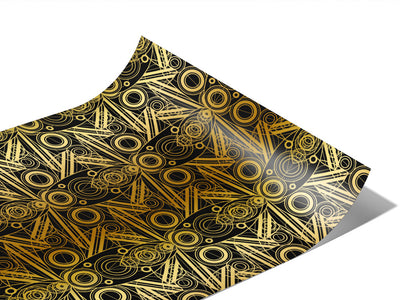 Like Clockwork Art Deco Vinyl Wraps~Rwraps Series 914 Digitally Printed Vinyl Wrap~0