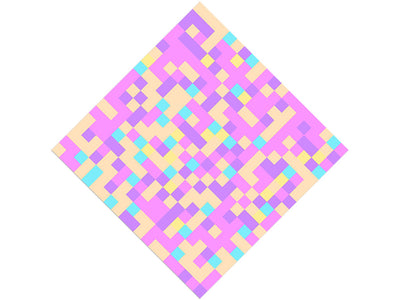 Lilac Bouquet Pixel Vinyl Wrap Pattern