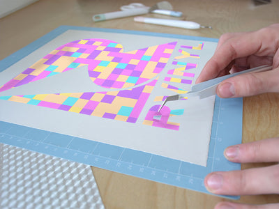 lilac bouquet pixel Easy Weed Craft Vinyl