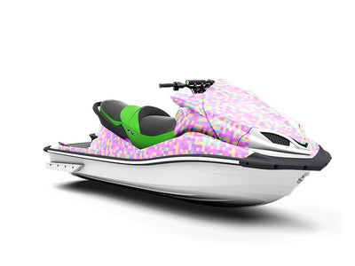 Lilac Bouquet Pixel Jet Ski Vinyl Customized Wrap