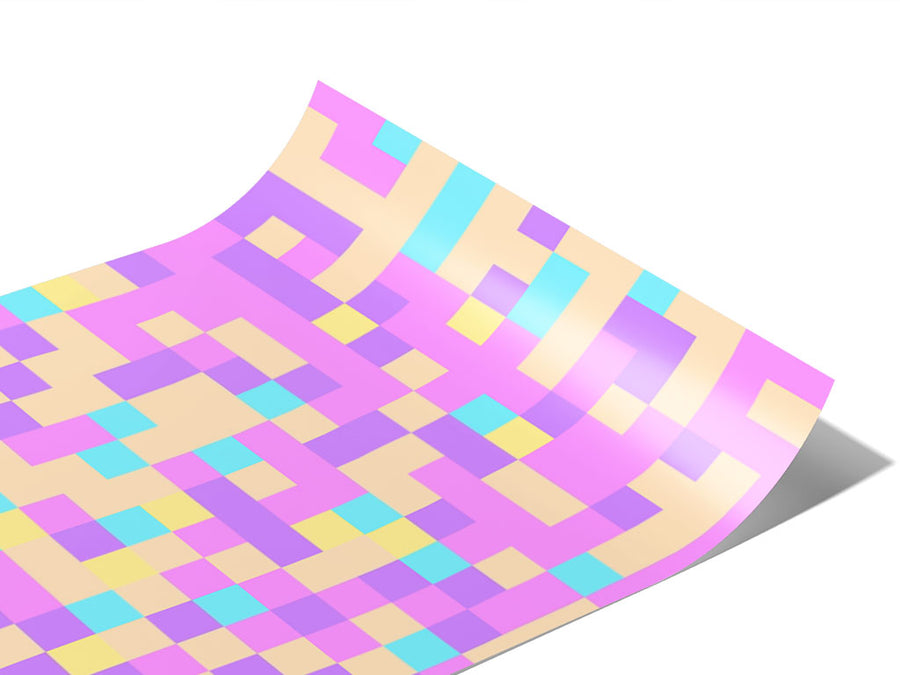 Lilac Bouquet Pixel Vinyl Wraps~Rwraps Series 914 Digitally Printed Vinyl Wrap~0