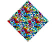 Lily Pads Stained Glass Vinyl Wrap Pattern