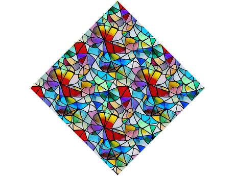 Lily Pads Stained Glass Vinyl Wrap Pattern