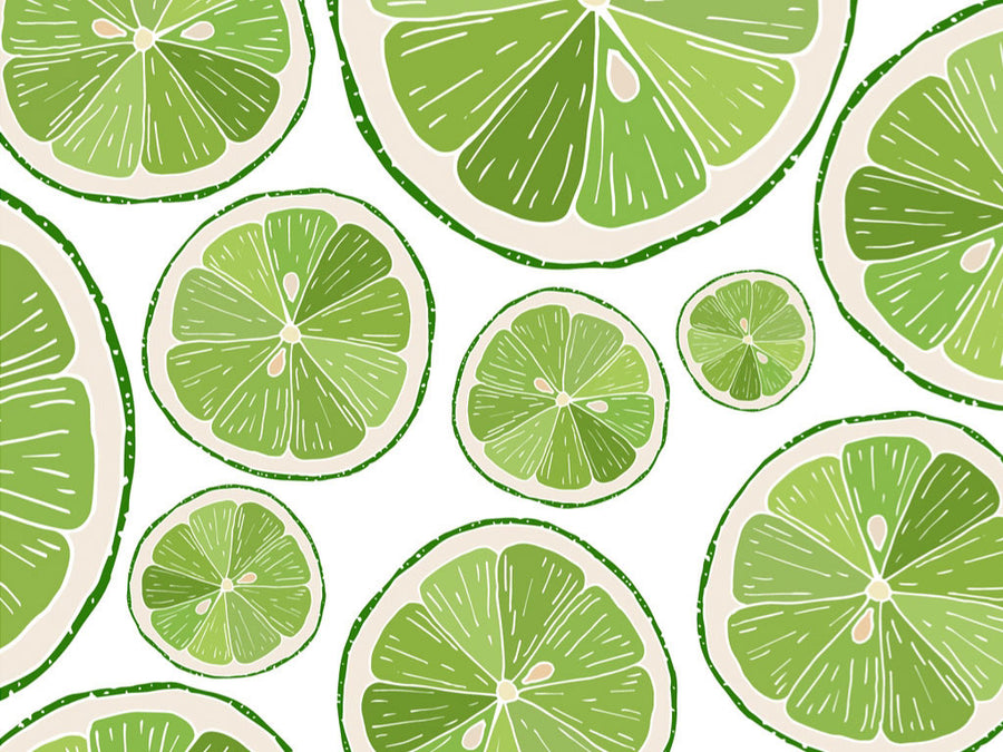 Lima  Fruit Vinyl Wrap Pattern~Rwraps Series 914 Digitally Printed Vinyl Wrap~0