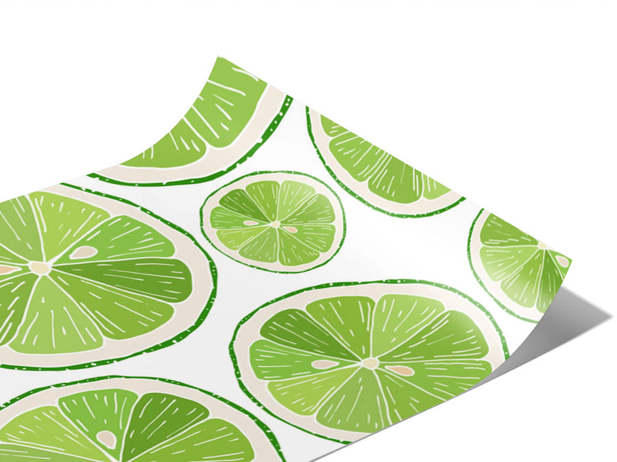 Lima  Fruit Vinyl Wraps~Rwraps Series 914 Digitally Printed Vinyl Wrap~0