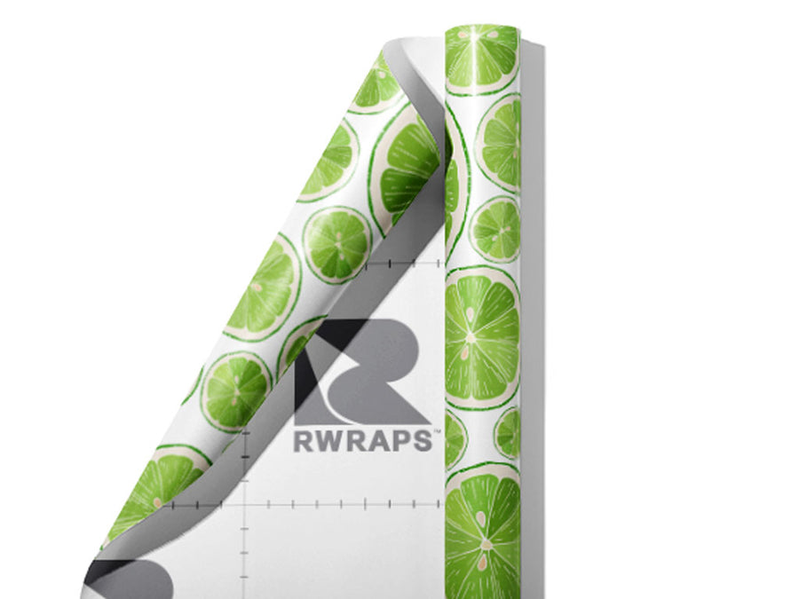 Lima  Fruit Wrap Film Sheets~Rwraps Series 914 Lima  Fruit Scrolled Sheet~3