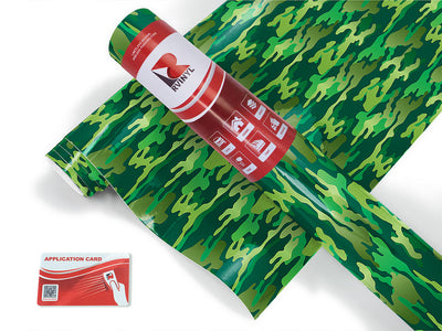 lime hunter camouflage Craft Vinyl Roll