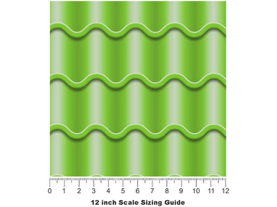 Lime Tile Vinyl Film Pattern Size 12 inch Scale~Rwraps Lime Tile Sizing Chart~3