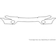 aviator Avery Dennison Clear Bra Bumper Precut PPF Diagram