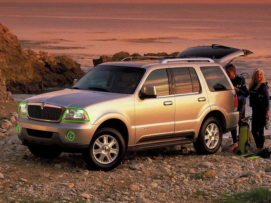 lincoln aviator 2003-2005 Headlight Protection Installation Location