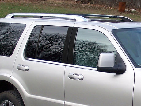 lincoln aviator 2003-2005 Matte Black Pillar Cover Diagram