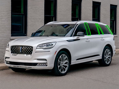 lincoln aviator 2020-2023 Pillar Post Trim Installation Location