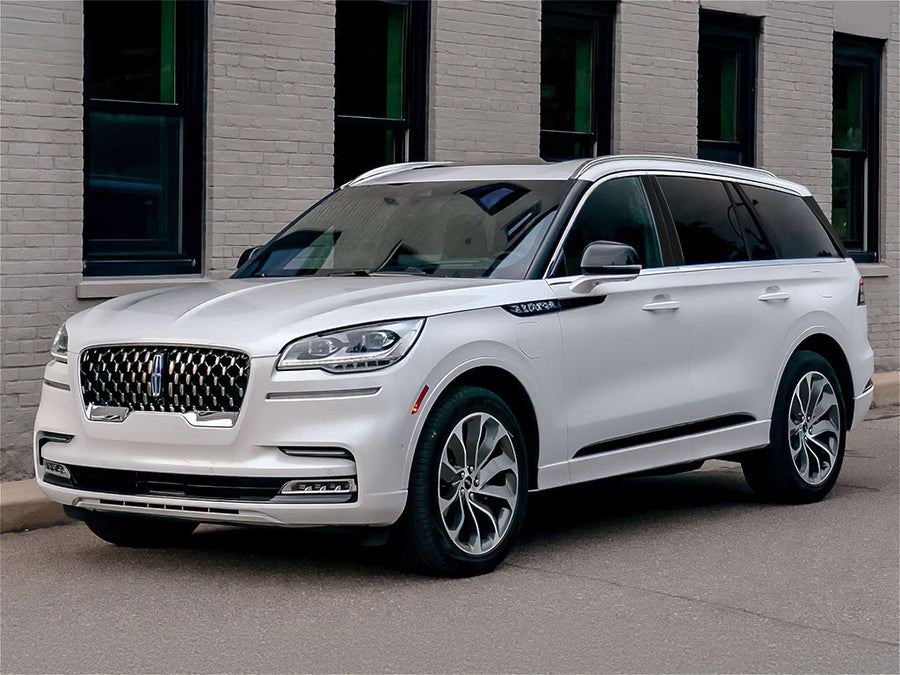 lincoln aviator 2020-2023 Piano Black Pillar Trim