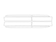 aviator 3M Clear Bra Door Cup Precut PPF Diagram