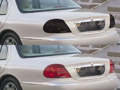 continental Before and After Smoked Taillights
