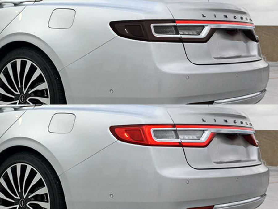 continental Before and After Smoked Taillights