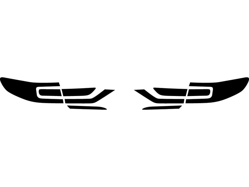 continental Precut Tail Light Tint Diagram