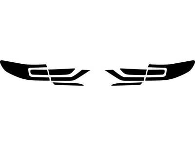 continental Precut Tail Light Tint Diagram