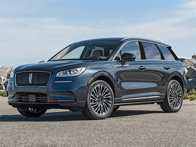 lincoln corsair 2020-2024 Brushed Aluminum Black Pillar Trim