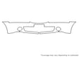 ls Avery Dennison Clear Bra Bumper Precut PPF Diagram
