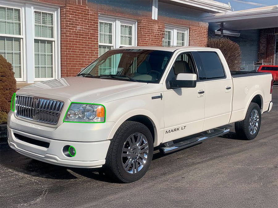 lincoln mark lt 2006-2008 Headlight Protection Installation Location