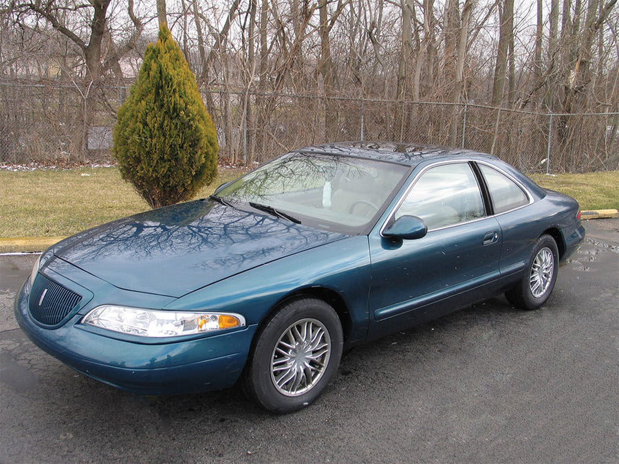 lincoln mark viii 1993-1998 Brushed Aluminum Black Pillar Trim
