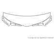 mkc 3M Clear Bra Hood Precut PPF Diagram