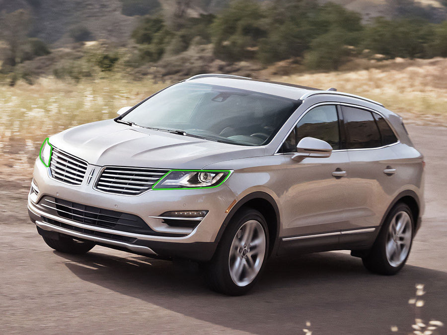 lincoln mkc 2015-2019 Headlight Protection Installation Location