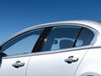 lincoln mks 2009-2016 Brushed Aluminum Black Pillar Cover Diagram