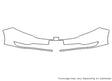 mks Avery Dennison Clear Bra Bumper Precut PPF Diagram