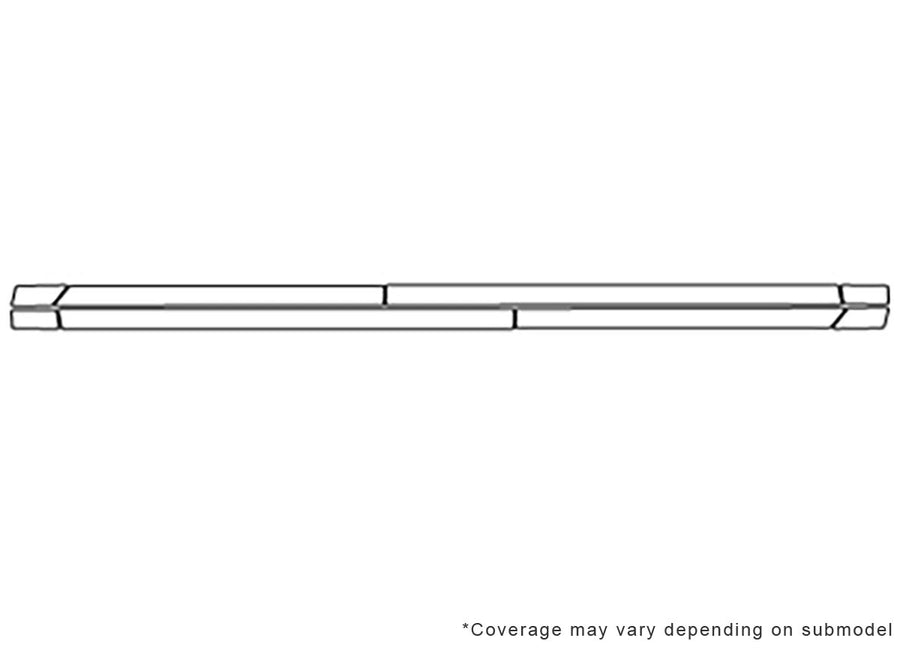 mks 3M Clear Bra Door Cup Precut PPF Diagram