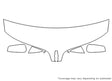 mks Avery Dennison Clear Bra Hood Precut PPF Diagram