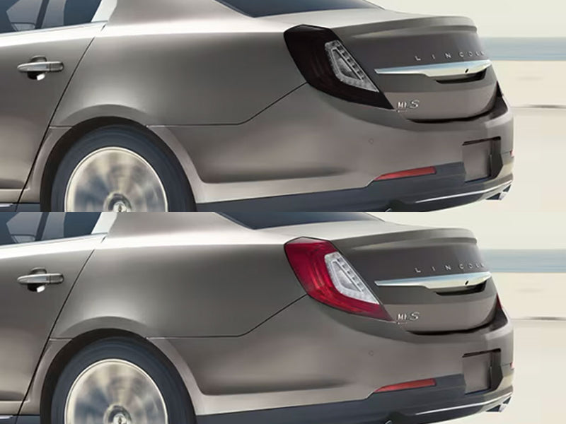 mks Before and After Smoked Taillights