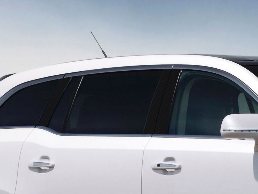 lincoln mkt 2010-2019 Carbon Fiber Pillar Cover Diagram
