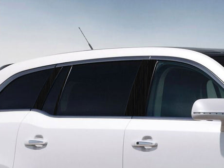 lincoln mkt 2010-2019 Brushed Aluminum Black Pillar Cover Diagram