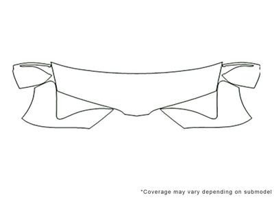 mkt 3M Clear Bra Hood Precut PPF Diagram