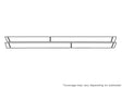 mkx 3M Clear Bra Door Cup Precut PPF Diagram
