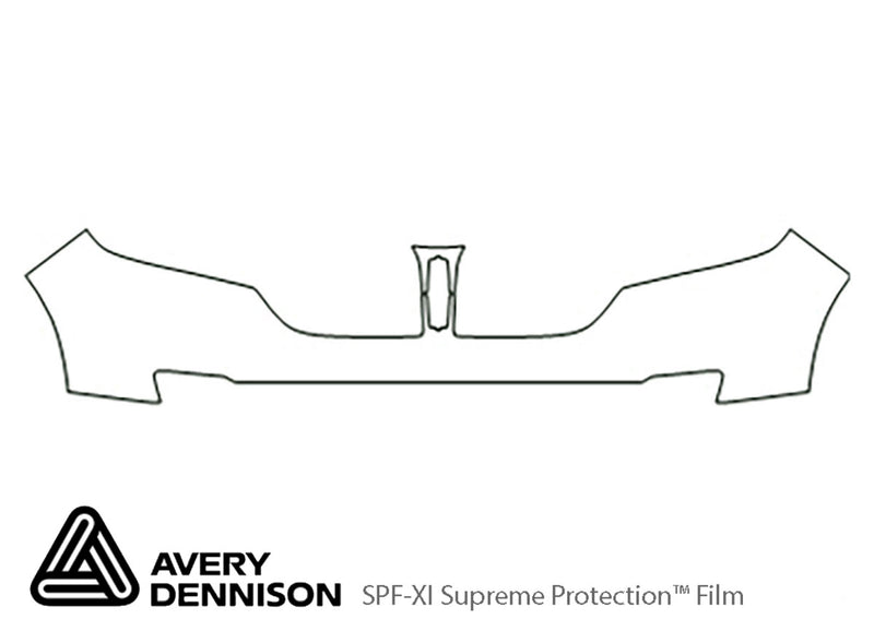 mkx Avery Dennison Clear Bra Bumper Precut PPF Diagram
