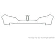 mkx 3M Clear Bra Bumper Precut PPF Diagram