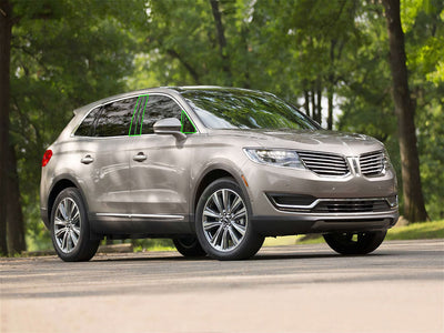 lincoln mkx 2016-2018 Pillar Post Trim Installation Location