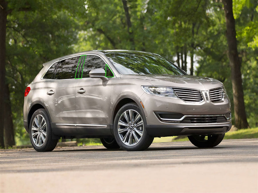 lincoln mkx 2016-2018 Pillar Post Trim Installation Location