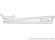 mkz 3M Clear Bra Door Cup Precut PPF Diagram