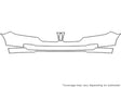 mkz 3M Clear Bra Bumper Precut PPF Diagram