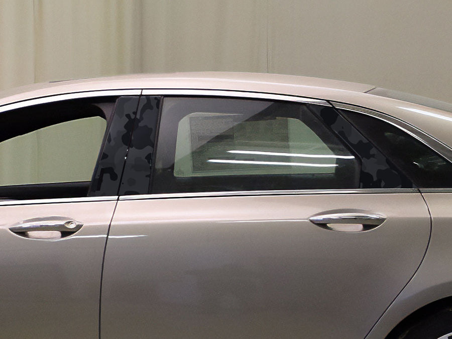 lincoln mkz 2013-2020 (w/ keypad) Camo Pillar Cover Diagram