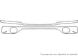 navigator 3M Clear Bra Bumper Precut PPF Diagram