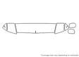 navigator 3M Clear Bra Hood Precut PPF Diagram