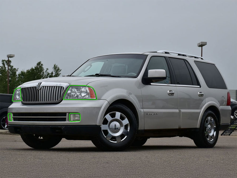 lincoln navigator 2005-2006 Headlight Protection Installation Location