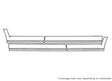navigator 3M Clear Bra Door Cup Precut PPF Diagram