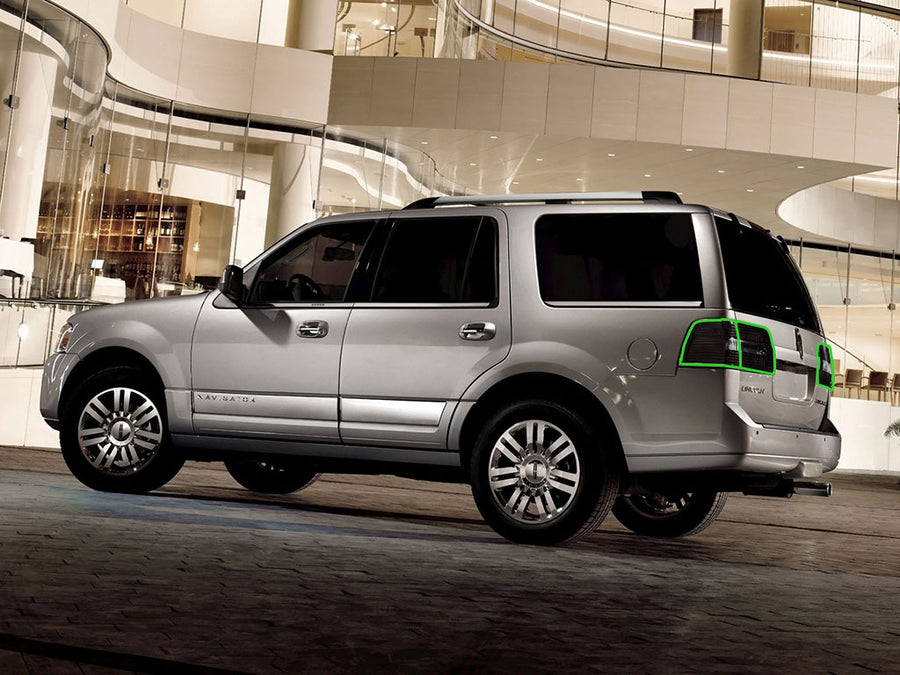 navigator Tail Light Tint Installation Points